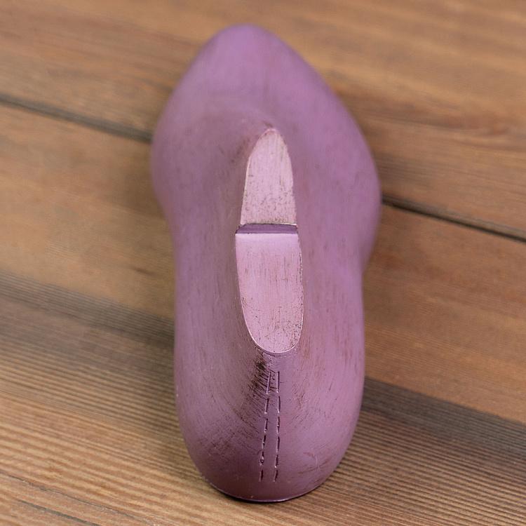 Статуэтка Фиолетовая обувная колодка, S Shoe Mould Without Stand Small Damson