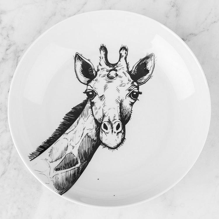 Глубокая тарелка Жираф Giraffe Deep Plate