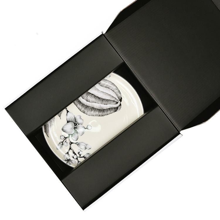 Жёлтая десертная тарелка с карамболой Экзо Exo Dessert Plate Carambola Yellow