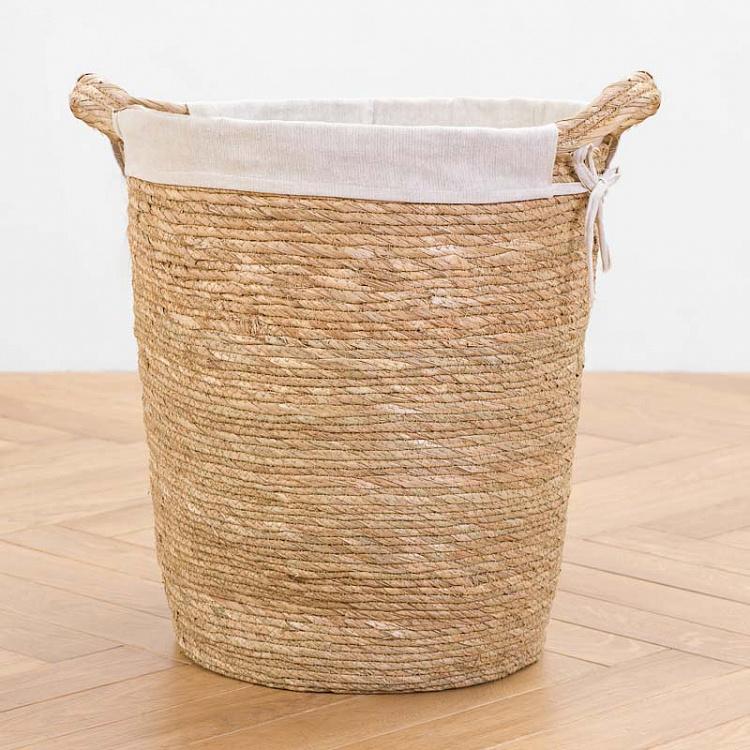 Basket With Beige Lining