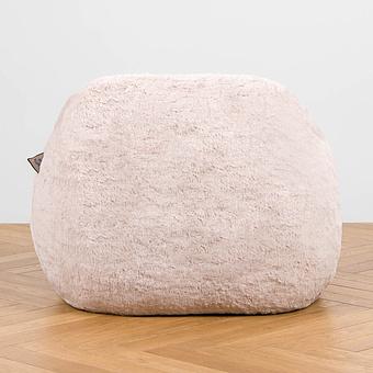 Кресло Baby Snug Chair искусственный мех Big Bear Pink - ракурс 4
