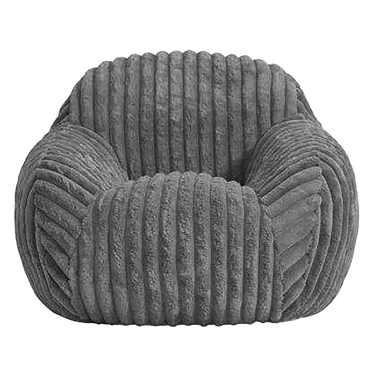 Кресло Baby Snug Chair искусственный мех Grizzly Grey - ракурс 2