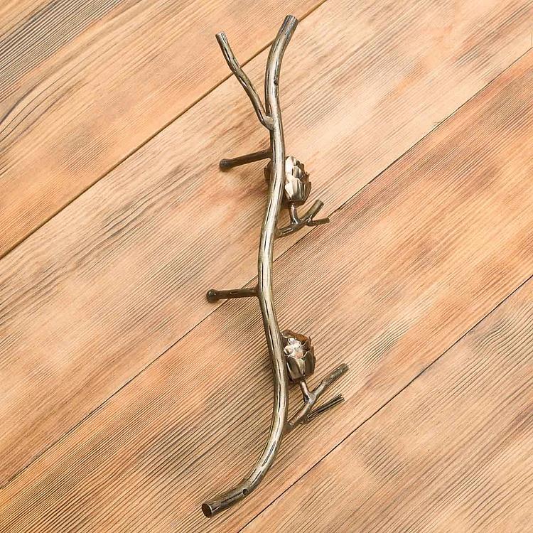 Настенная вешалка с 2 крючками Сосновые шишки Hedonistic Wall Coat Rack 2 Hooks