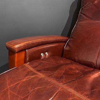 Массажное кресло Cosmic Odyssey Massage Chair натуральная кожа Brown Ogawa