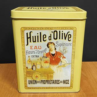 Huile D'Olive Metal Box Vertical discount
