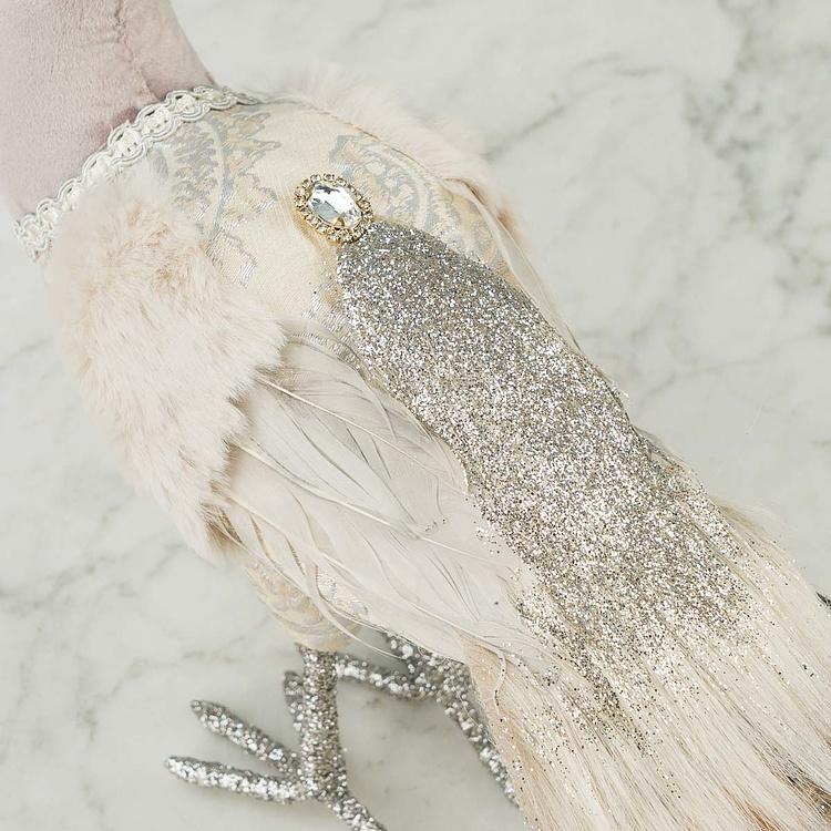 Статуэтка Peacock With Golden Crown Large - ракурс 7
