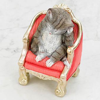 Статуэтка Cat On Armchair - ракурс 5