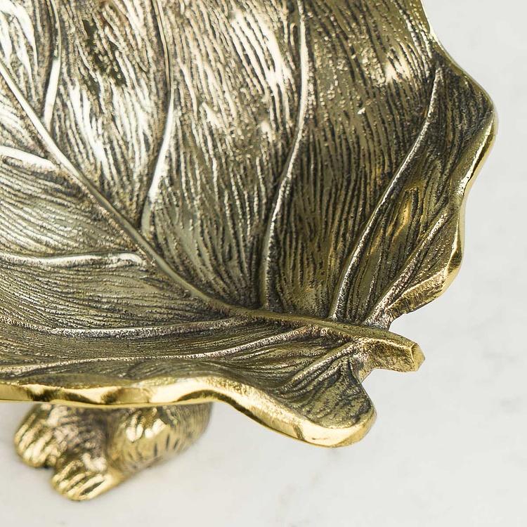 Подставка для мелочей Золотая обезьяна Monkey Tray Brass