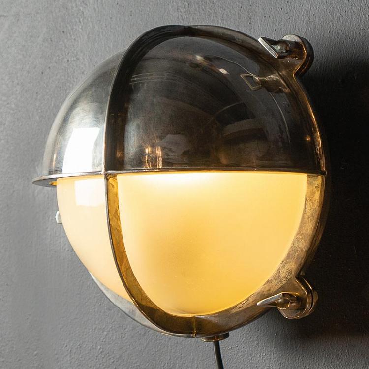 Бра Иллюминатор с матовым стеклом Outdoor Porthole Lamp With Frosted Glass