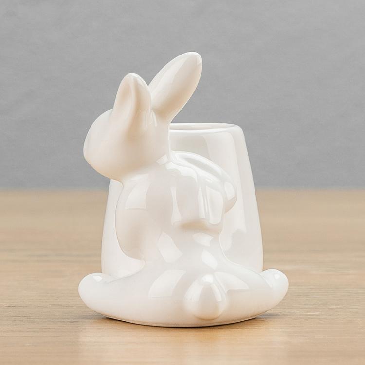 Стакан для ватных палочек с кроликом Rabbit Earstick Glass