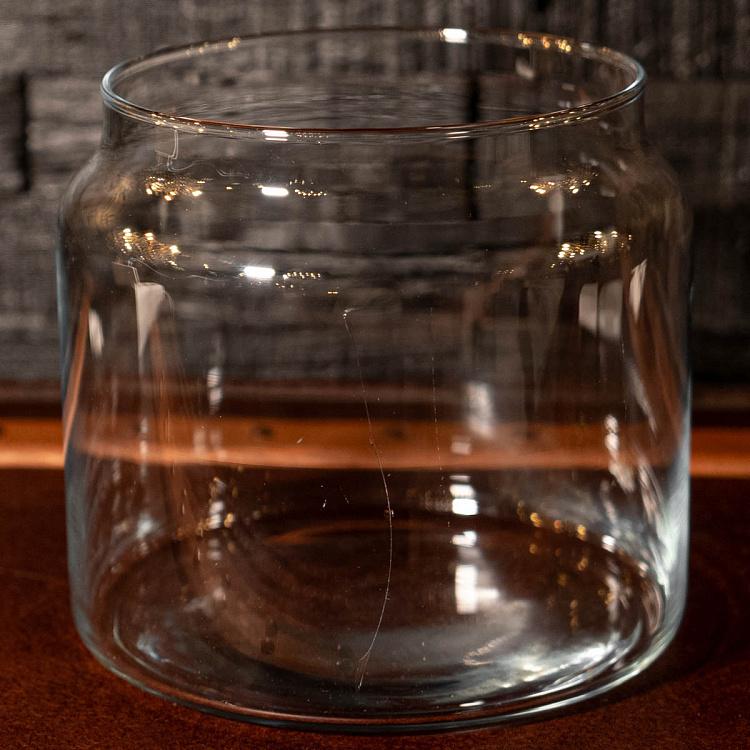 Стеклянная цилиндрическая ваза, S дисконт Cylindrical Glass Jar Small discount