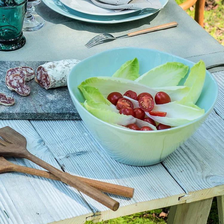 Голубая салатница Пчёлы Abeille Ceramic Blue Salad Bowl