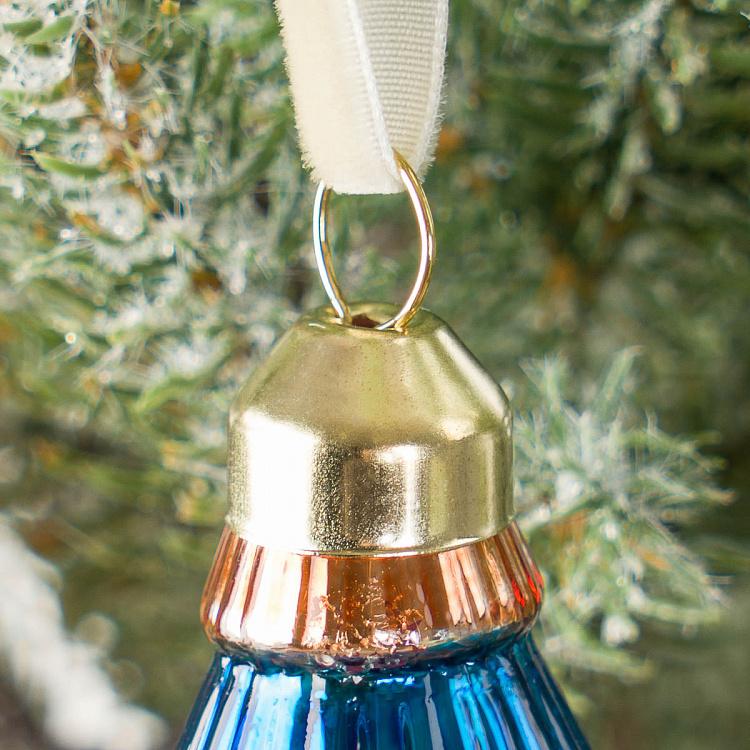 Ёлочная игрушка Разноцветная ёлочка Christmas Tree Ball Multicolored 10 cm