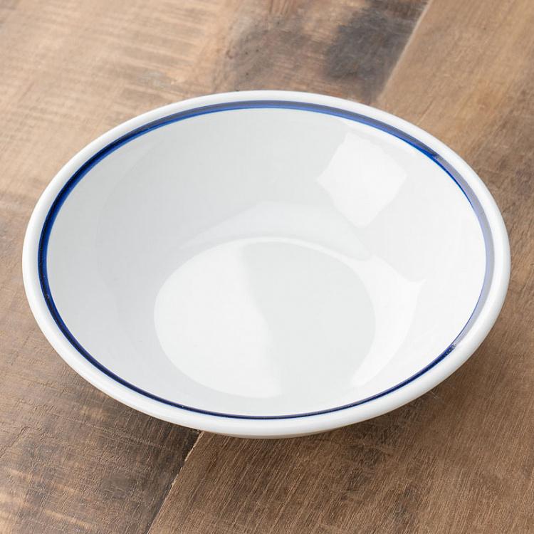 Тарелка для супа Синяя полоска, S Filo Blue Soup Plate Small