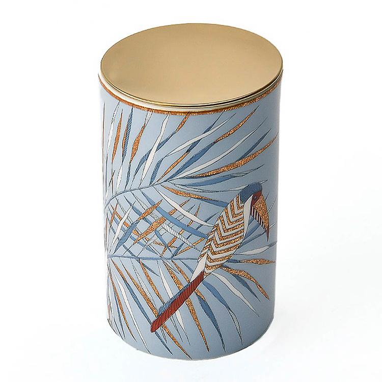 Высокая аромасвеча с туканом Африка Africa High Candle Toucan Blue