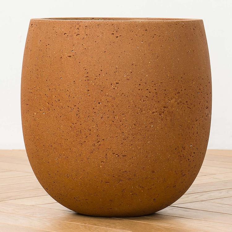 Кирпичное кашпо-чаша Эрго Кортен Ergo Concrete Bowl Corten