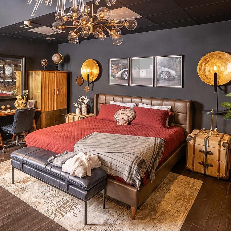 Бра Орбис, золотая поталь, L Wall Lamp Mind And Object Orbis Large, Gold