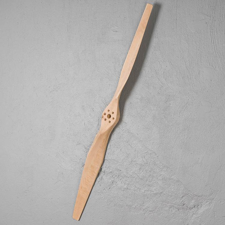 Настенное украшение Самолётный деревянный пропеллер Airplane Propeller Natural Birch