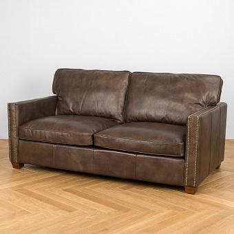 Двухместный диван Minister 2 Seater RM натуральная кожа Antique Master