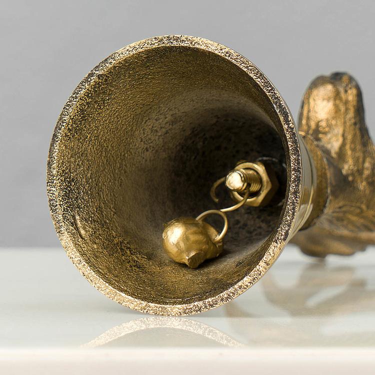 Ручной колокольчик Голова оленя Dasher Golden Deer Bell