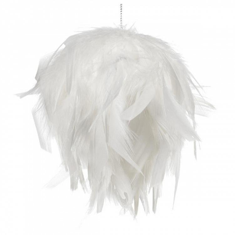 Plume Ball White 12 cm