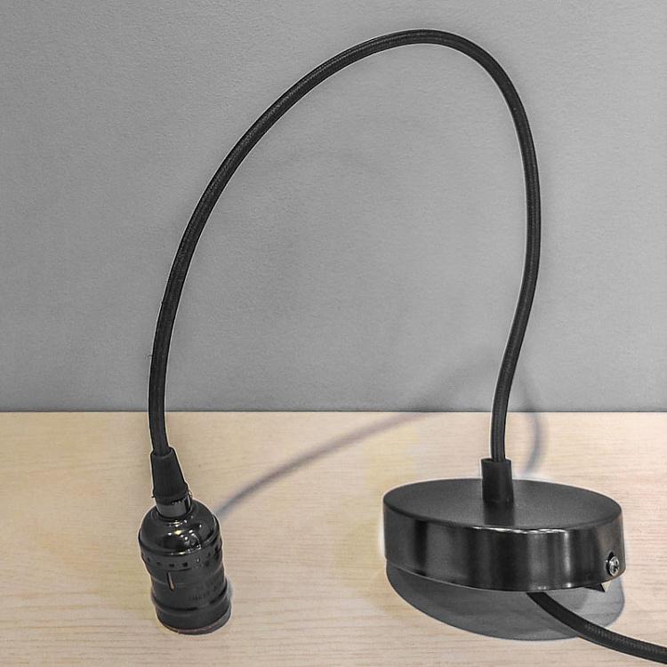 Подвесной светильник Стив, чёрный Hanging Lamp Base Steve, Black E27
