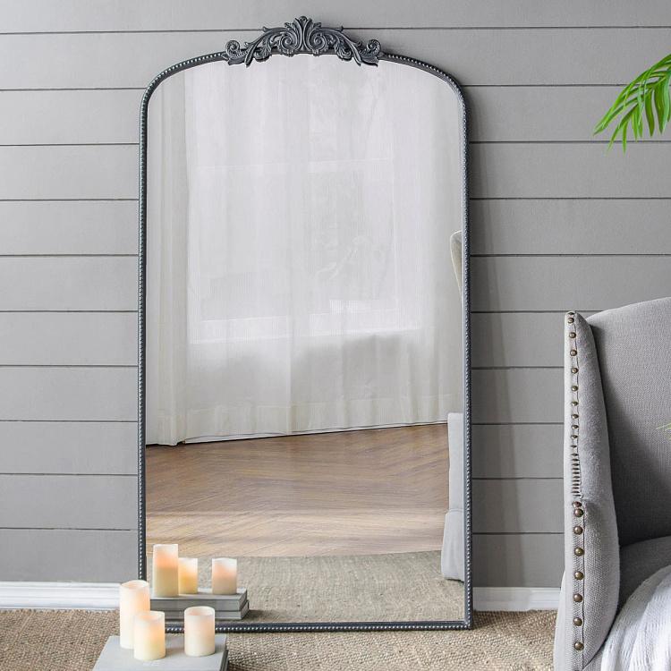 Dia Arched Mirror Black Large