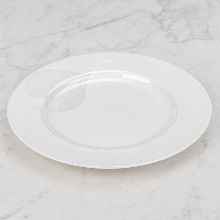 Обеденная тарелка Белое на Белом Bianco And Bianco Dining Plate