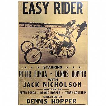 Картина с поталью Easy Rider Gold