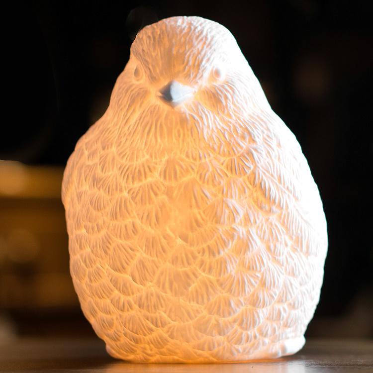 Porcelain Bird Lamp