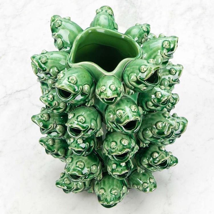 Ваза Frogs Vase Green - ракурс 4