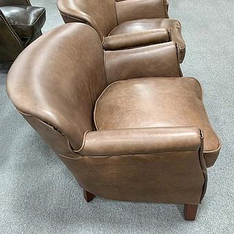 Кресло Academic Chair RM натуральная кожа Antique Master - ракурс 5