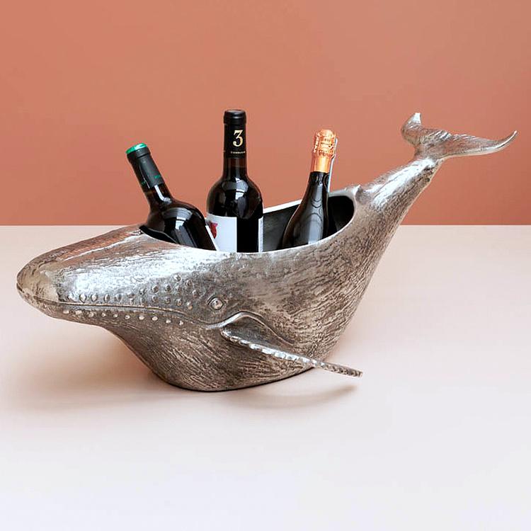 Ведро для льда Кит Whale Ice Bucket Silver