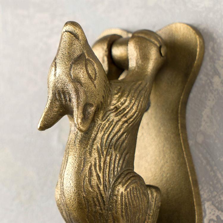 Дверной молоток Белка Squirrel Door Knocker Antique Brass