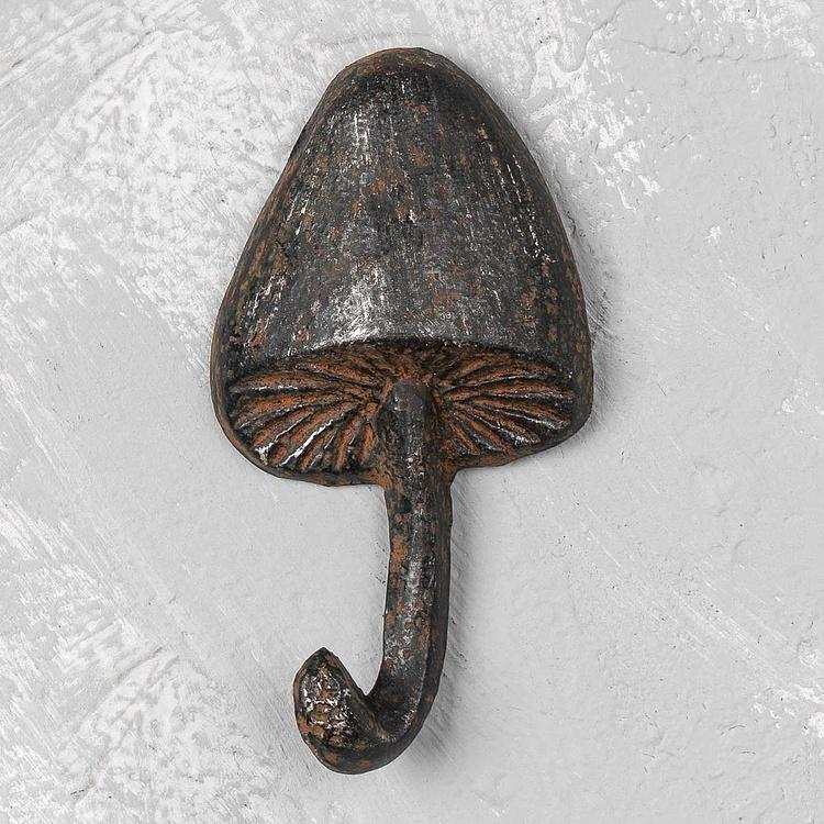 Набор из трёх крючков Грибы Set Of 3 Hooks Mushrooms Cast Iron