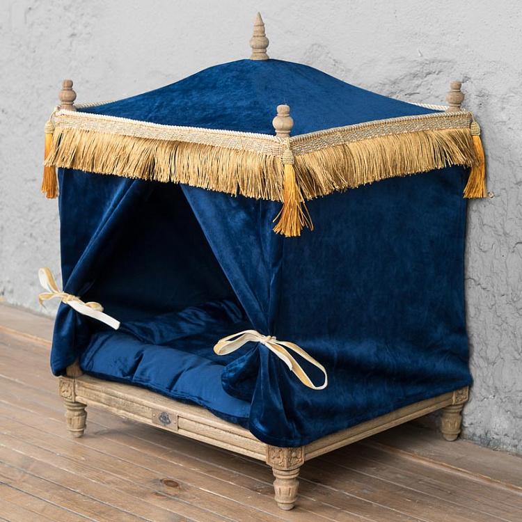 Синяя кровать для собак/кошек Эдвард Edward Pet Palace, Royal Blue