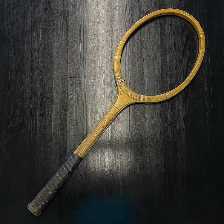 Винтажная теннисная ракетка без сетки Vintage Tennis Racket Without Net
