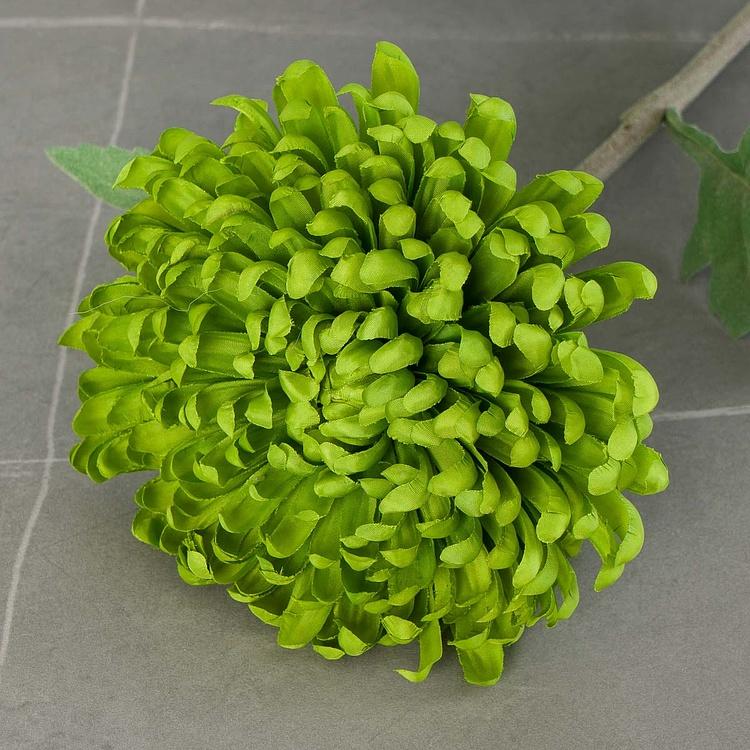 Искусственная зелёная хризантема Шамрок Shamrock Chrysanthemum Green 49 cm