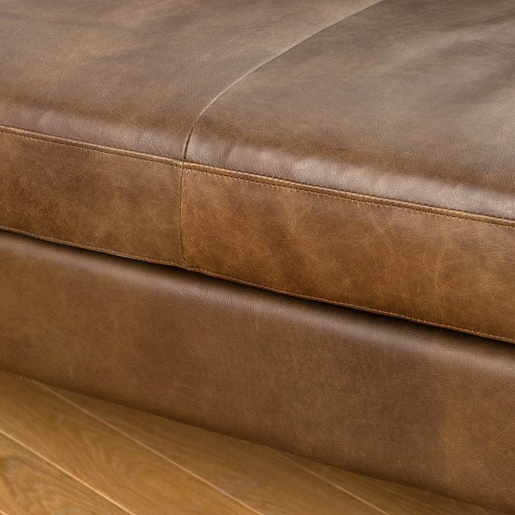 Трёхместный диван Линкольн, серо-коричневые ножки Lincoln 3 Seater, Truffle Grey Oak PF