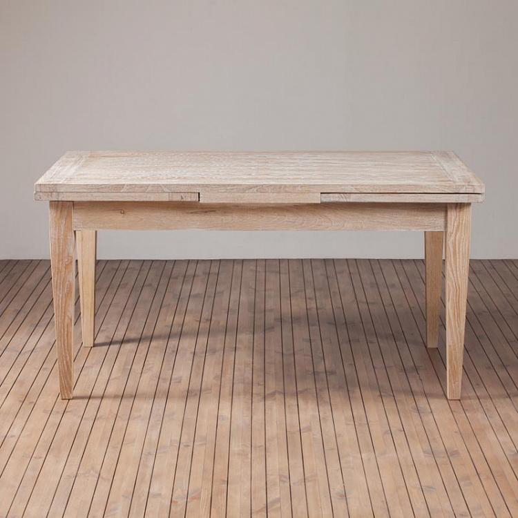 Обеденный раздвижной стол Амели, белый дуб Amelie Extending Dining Table, CC Oak White