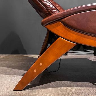 Массажное кресло Cosmic Odyssey Massage Chair натуральная кожа Brown Ogawa