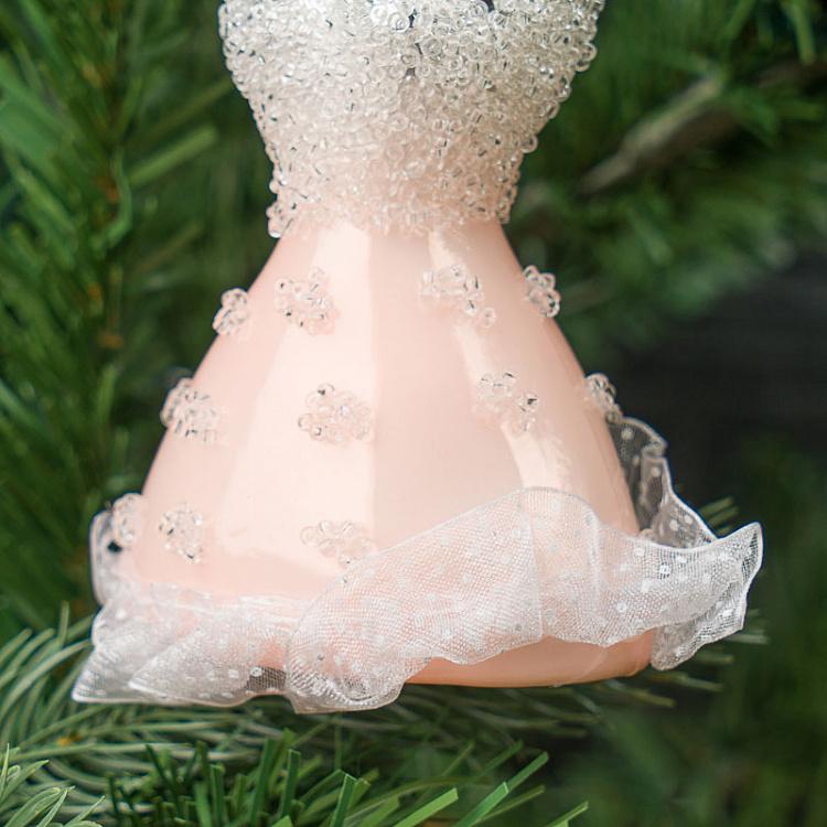 Ёлочная игрушка Платье Glass Hanger Dress 11,6 cm