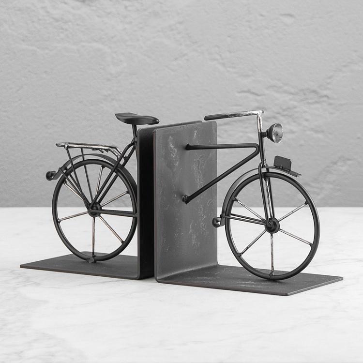 Набор из двух держателей для книг Велосипед Bookend Bike