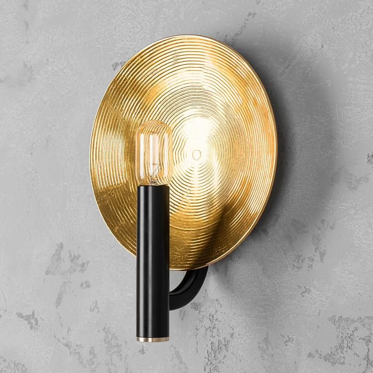 Бра Орбис, золотая поталь, S Wall Lamp Mind And Object Orbis Small, Gold