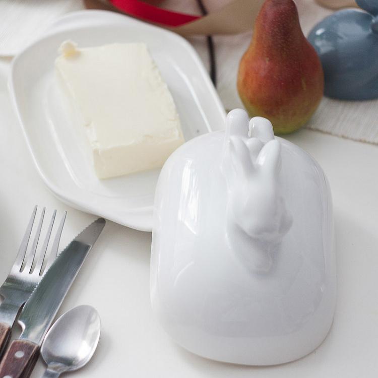 Маслёнка с кроликом Rabbit Butter Dish