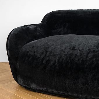 Двухместный диван Snug 2 Seater искусственный мех Big Bear Sable - ракурс 6