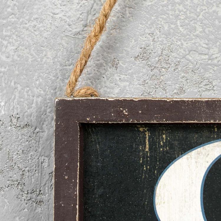 Деревянная табличка Открыто и Закрыто Wood Sign Open And Closed