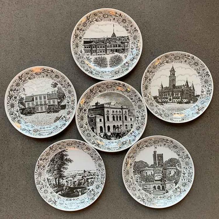 Винтажная тарелка Портовый павильон, L Vintage Plate Hamnpaviljongen Large