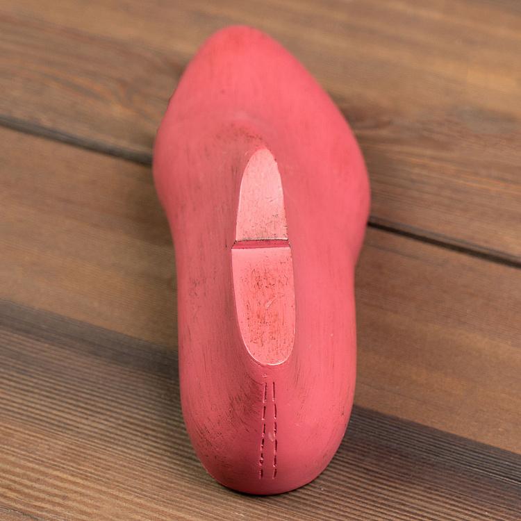 Статуэтка Красная обувная колодка, S Shoe Mould Without Stand Small Claret