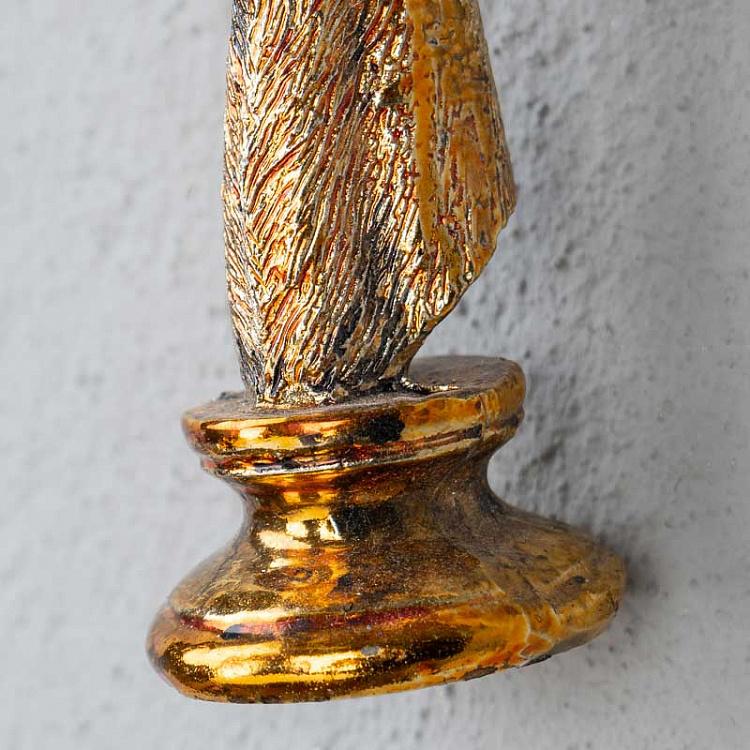 Ёлочная игрушка Бюст оленя золотого цвета, L Deer Bust Gold 20 cm